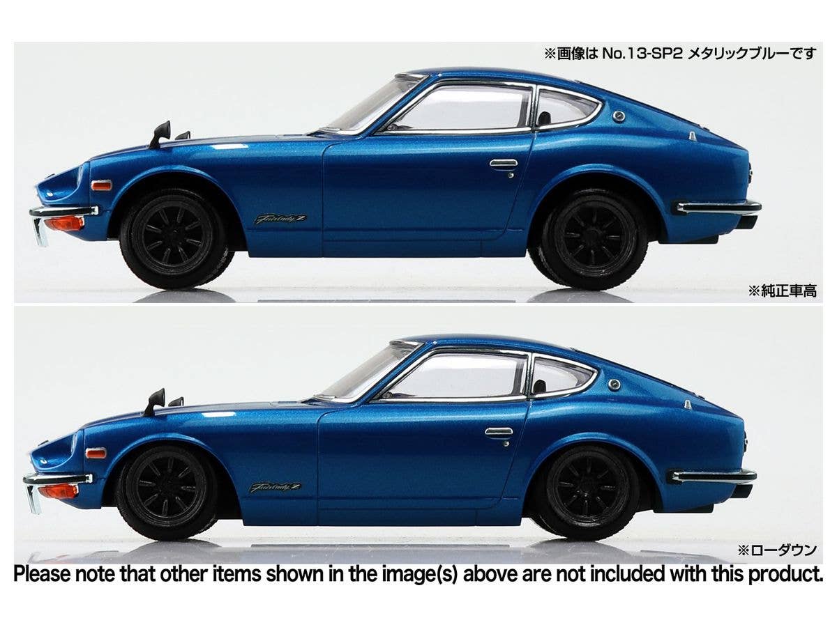 Aoshima 1/32 SNAP KIT #13-SP1 Nissan S30 Fairlady Z Custom Wheel (Red) | 4905083064740