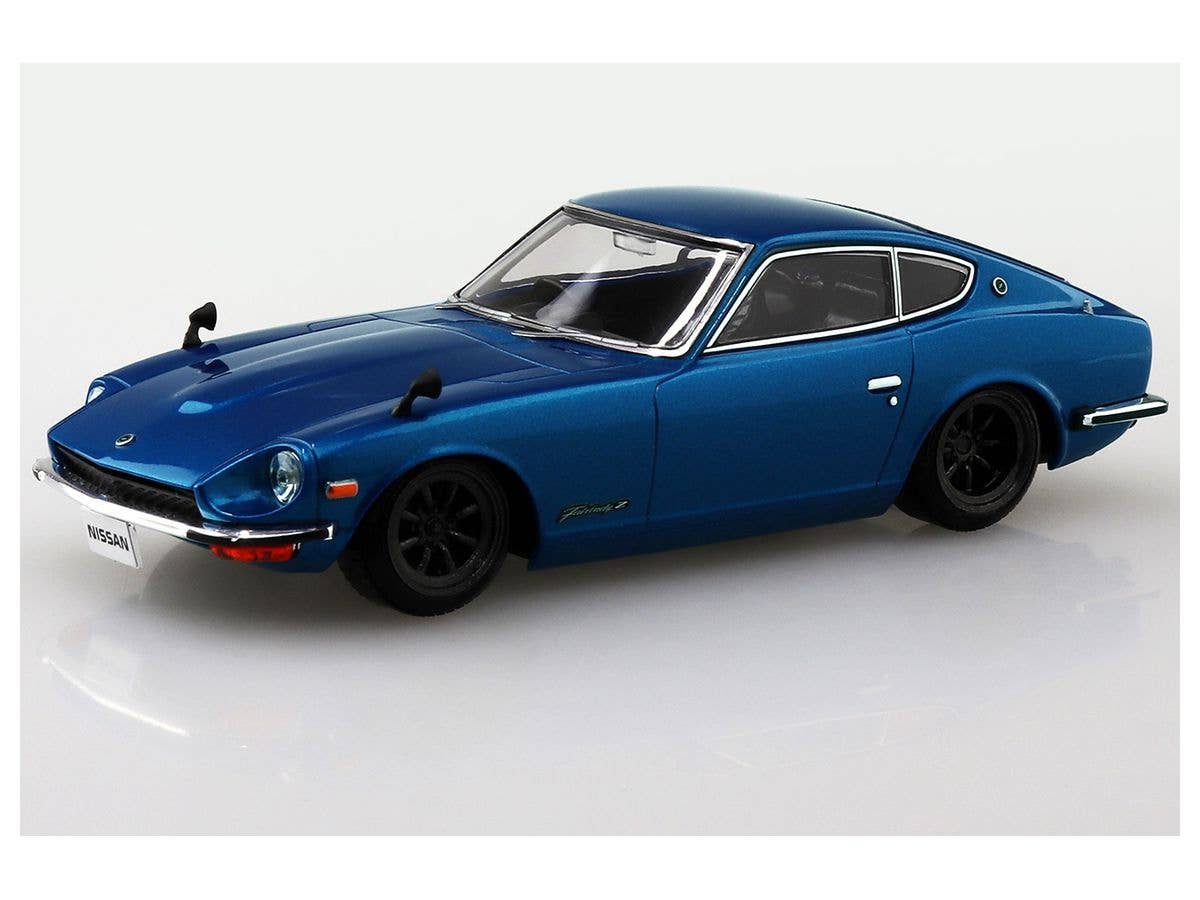Aoshima 1/32 SNAP KIT #13-SP2 Nissan S30 Fairlady Z Custom Wheel (Metallic Blue) | 4905083064757