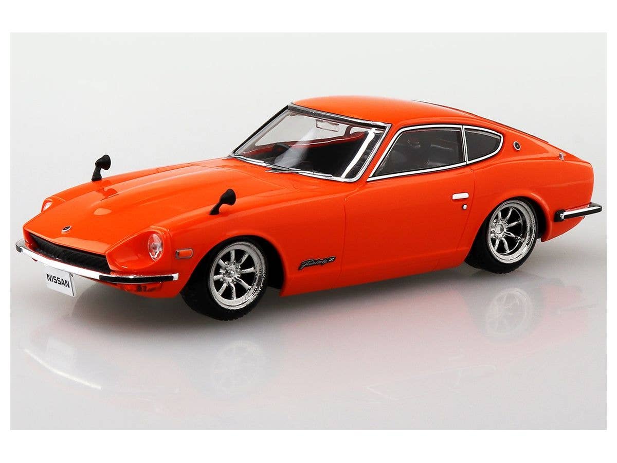 Aoshima 1/32 SNAP KIT #13-SP3 Nissan S30 Fairlady Z Custom Wheel (Orange) | 4905083064764