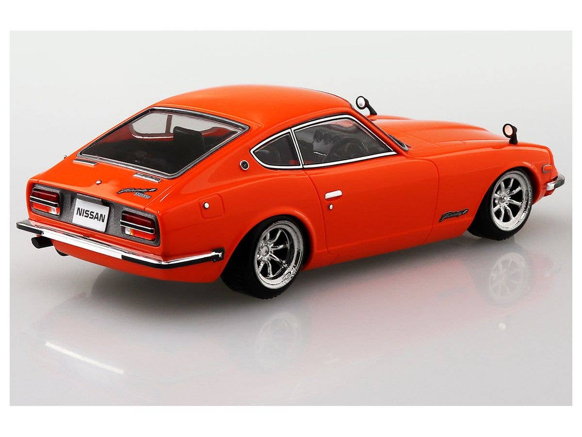 Aoshima 1/32 SNAP KIT #13-SP3 Nissan S30 Fairlady Z Custom Wheel (Orange) | 4905083064764