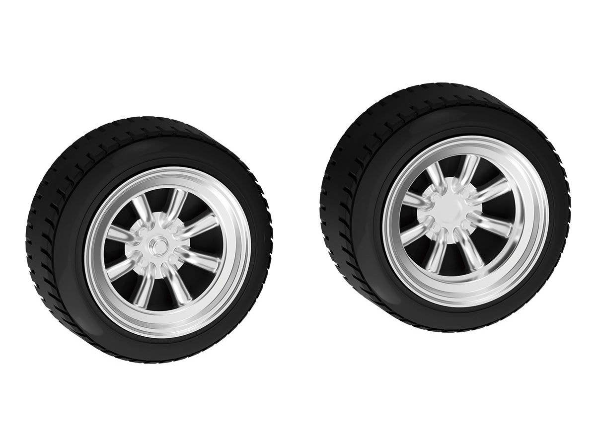 Aoshima 1/32 SNAP KIT #13-SP3 Nissan S30 Fairlady Z Custom Wheel (Orange) | 4905083064764