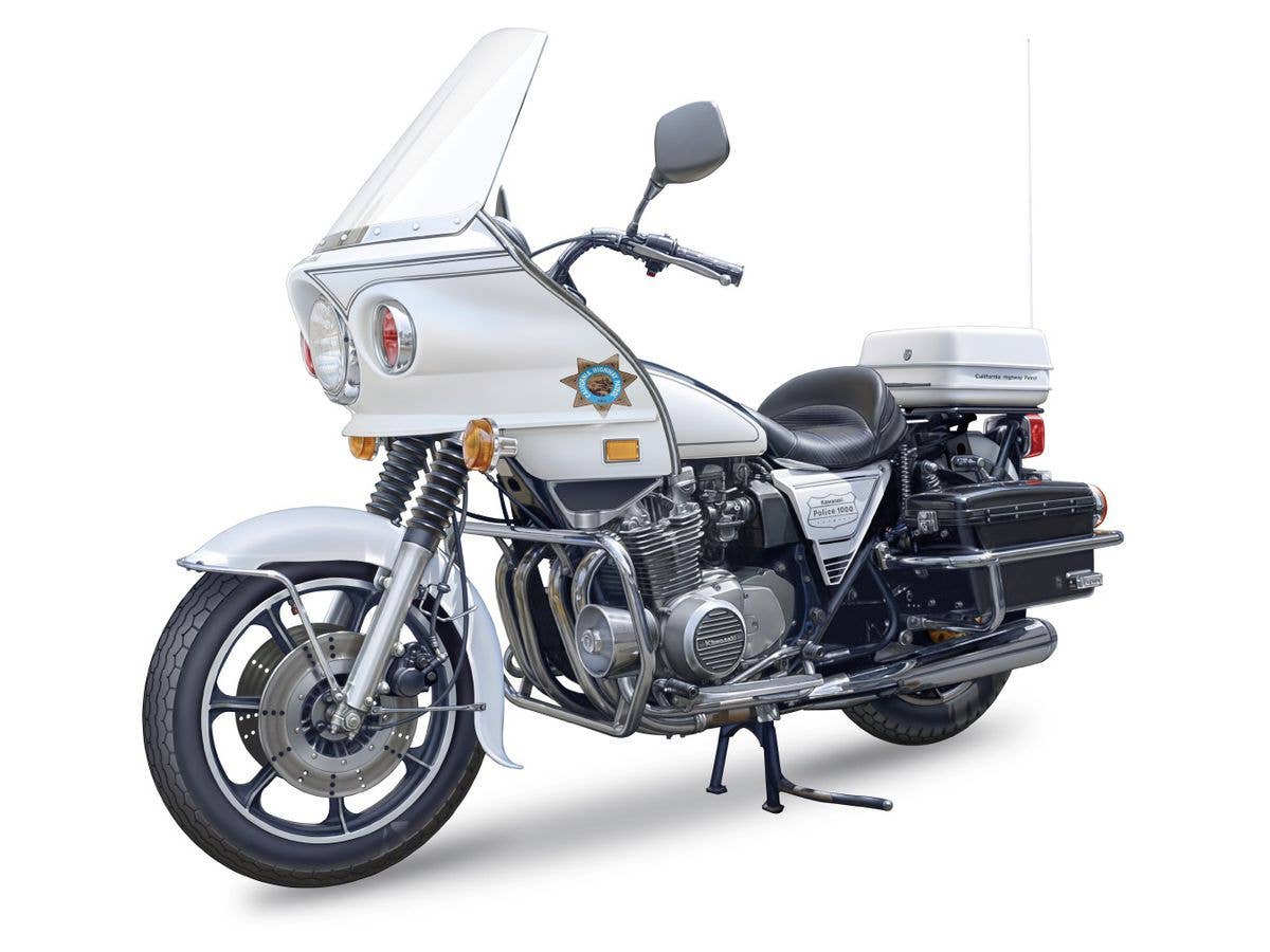 Aoshima 1/12 Kawasaki KZ1000P Police1000 '82 | 4905083064801