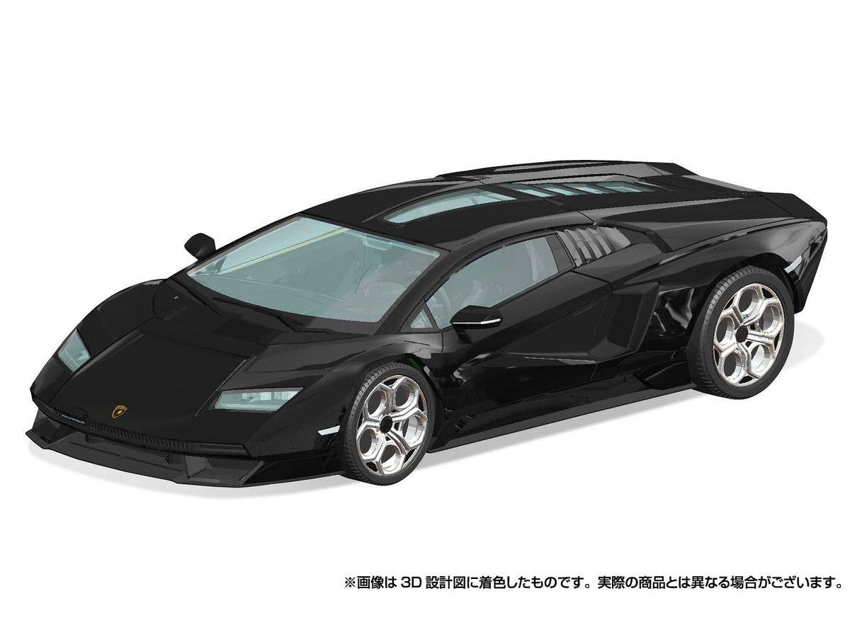 Aoshima 1/32 SNAP KIT #19-D Lamborghini Countach LPI 800-4(BLACK) | 4905083065426