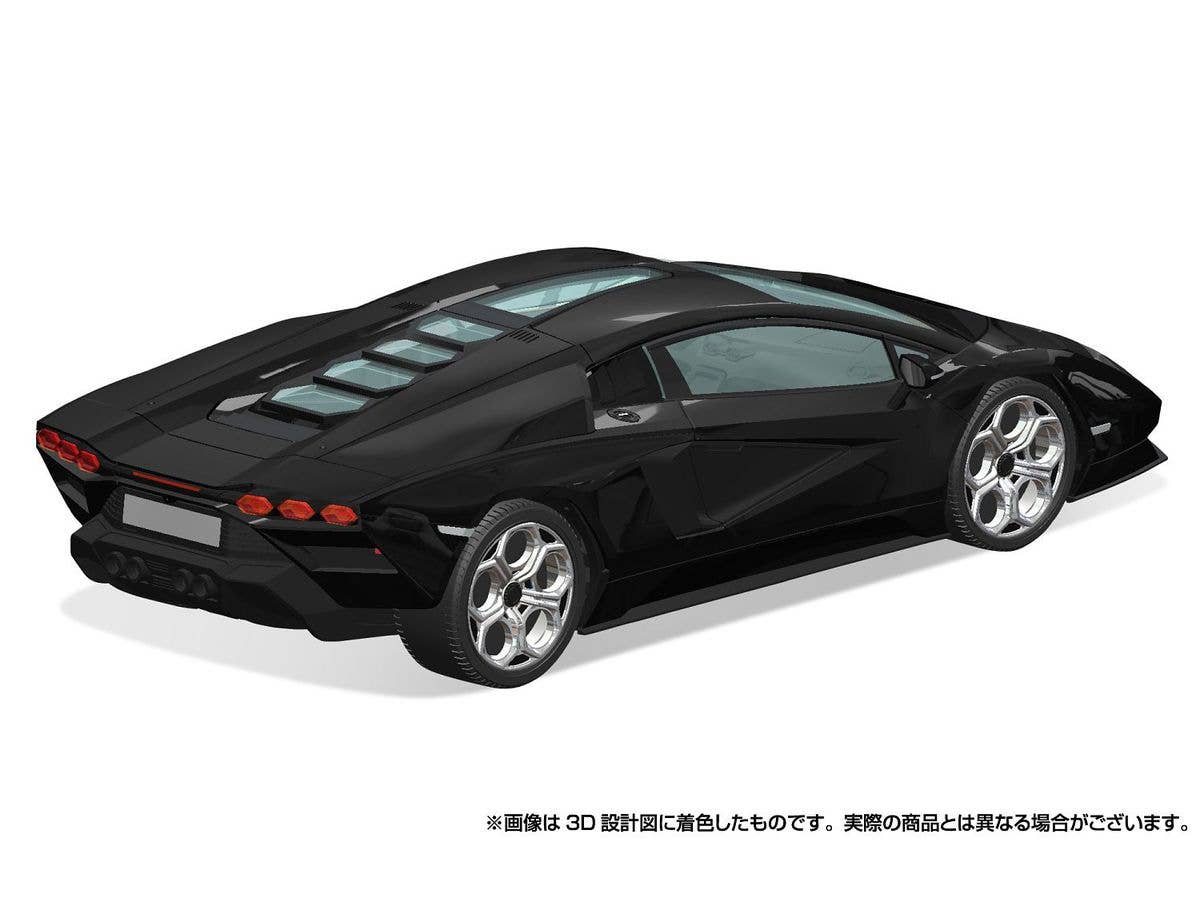 Aoshima 1/32 SNAP KIT #19-D Lamborghini Countach LPI 800-4(BLACK) | 4905083065426