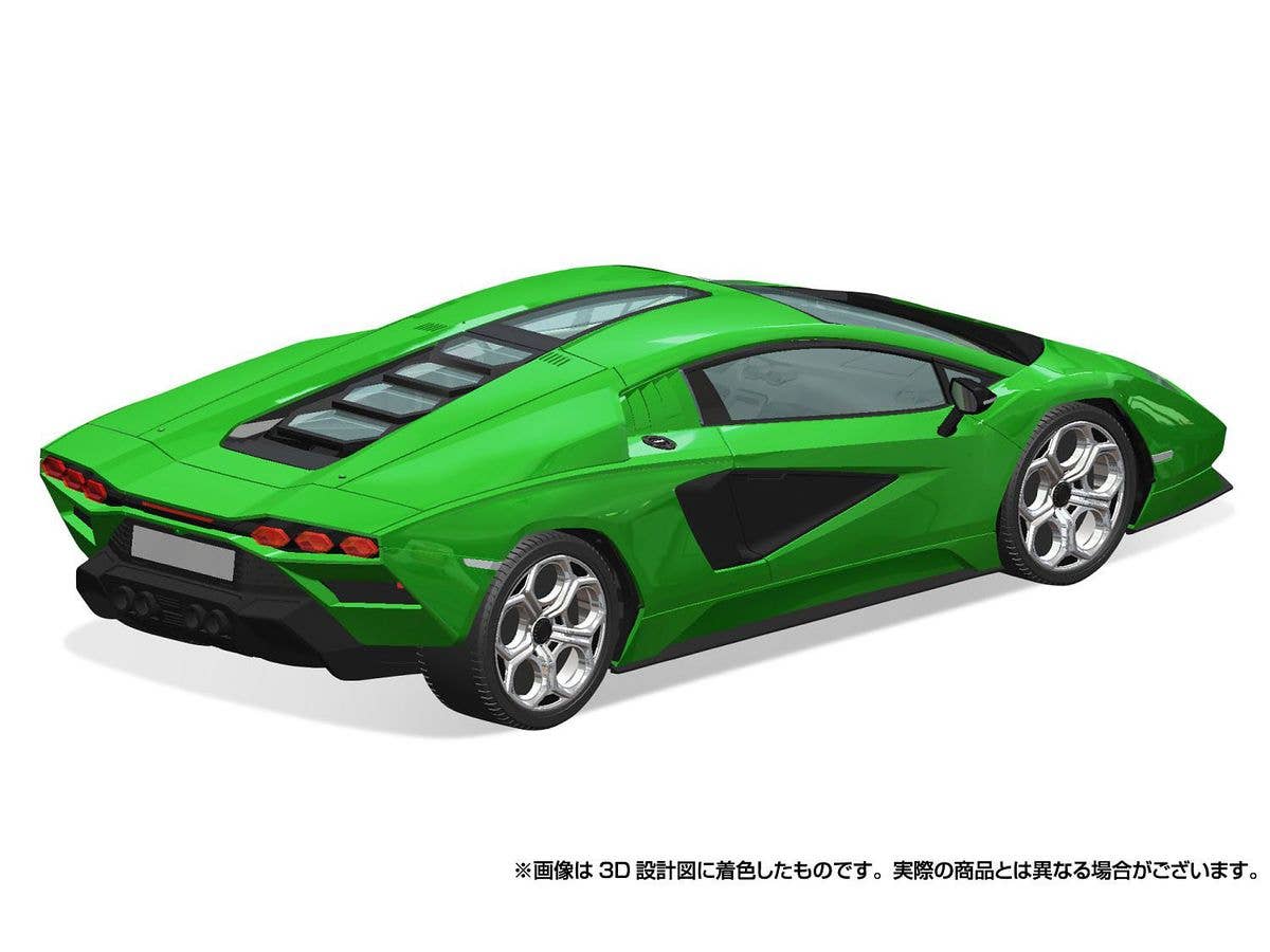 Aoshima 1/32 SNAP KIT #19-E Lamborghini Countach LPI 800-4(GREEN) | 4905083065433