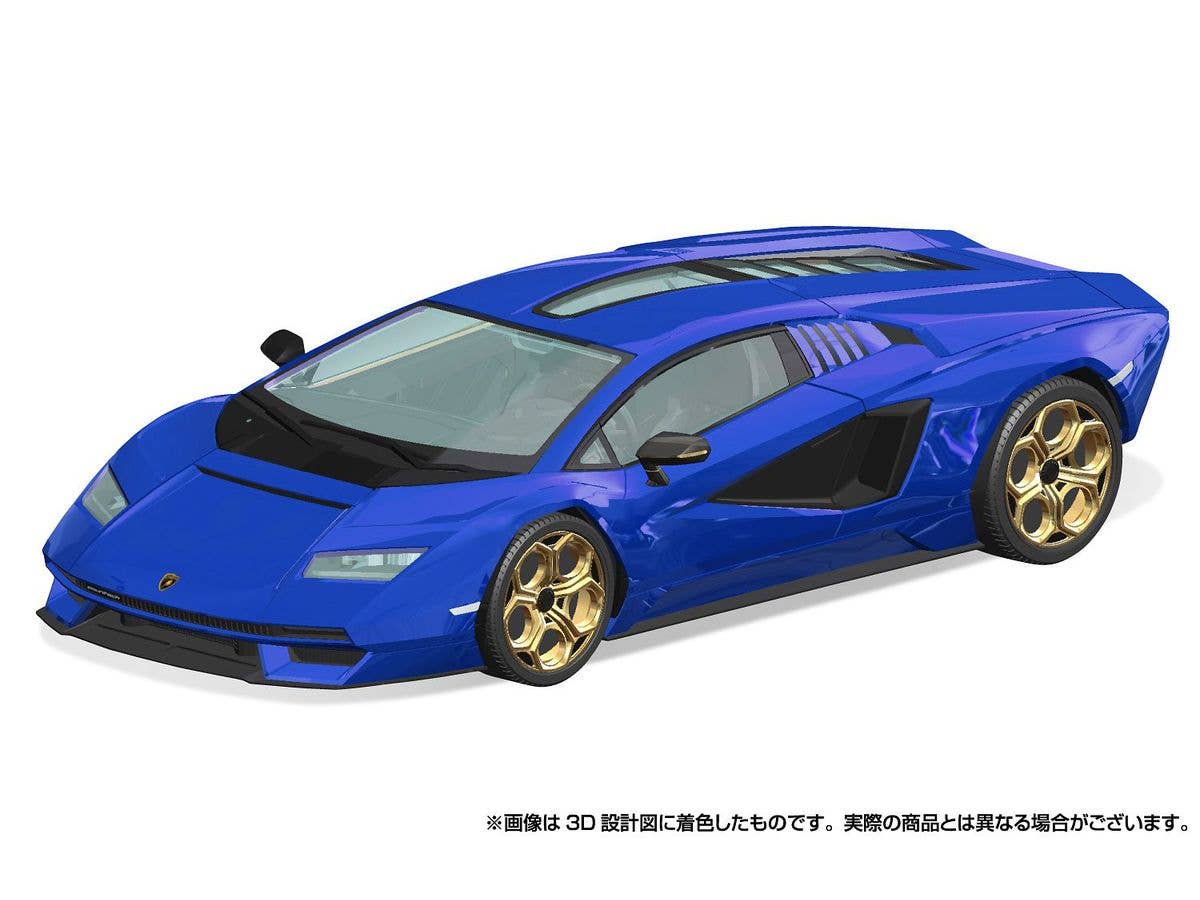 Aoshima 1/32 SNAP KIT #19-F Lamborghini Countach LPI 800-4(METALLIC BLUE) | 4905083065440