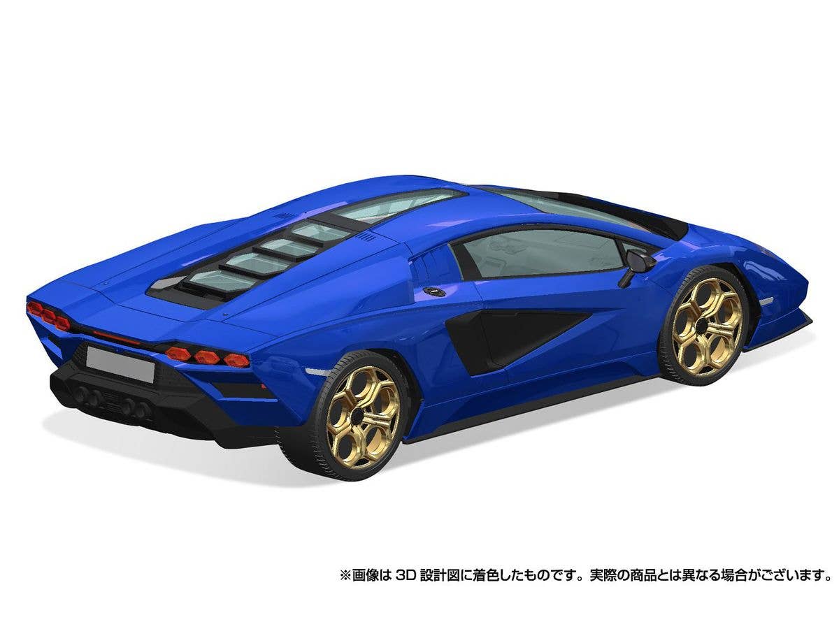 Aoshima 1/32 SNAP KIT #19-F Lamborghini Countach LPI 800-4(METALLIC BLUE) | 4905083065440
