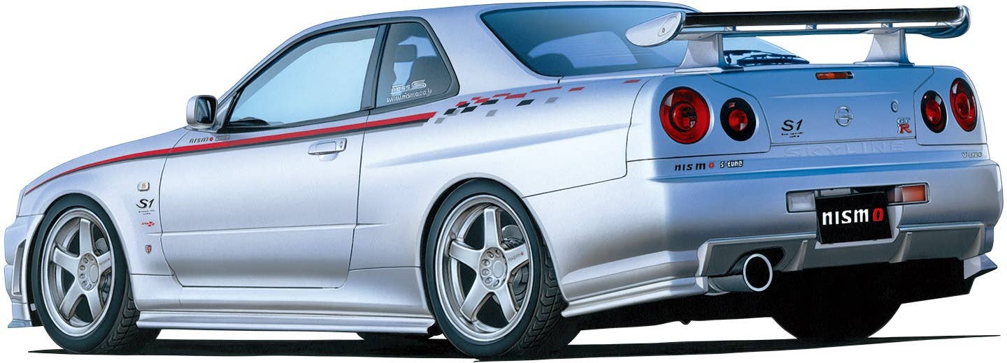 Aoshima 1/24 Nissan BNR34 Skyline GT-R Nismo S-TUNE '04 | 4905083066072
