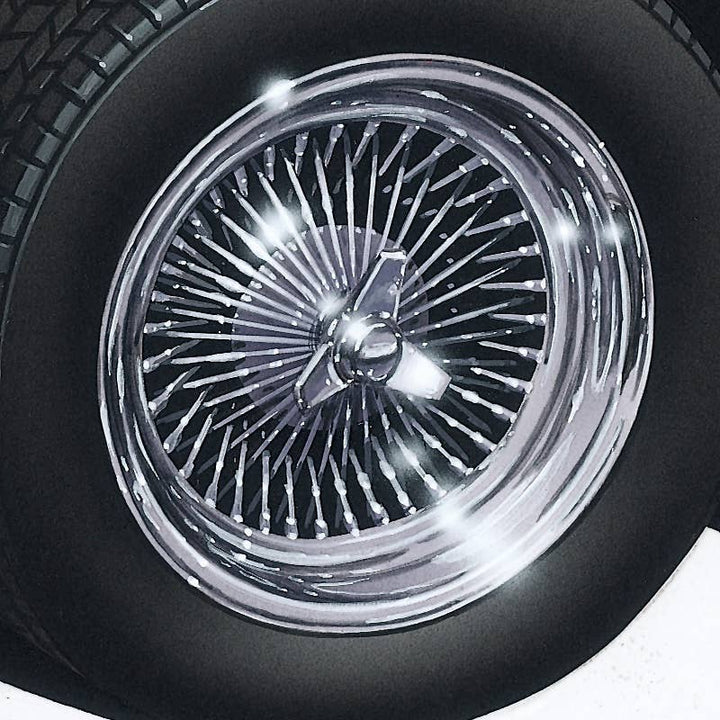 Aoshima 1/24 Wire Wheel (Silver Plated) 13 Inch | 4905083066263
