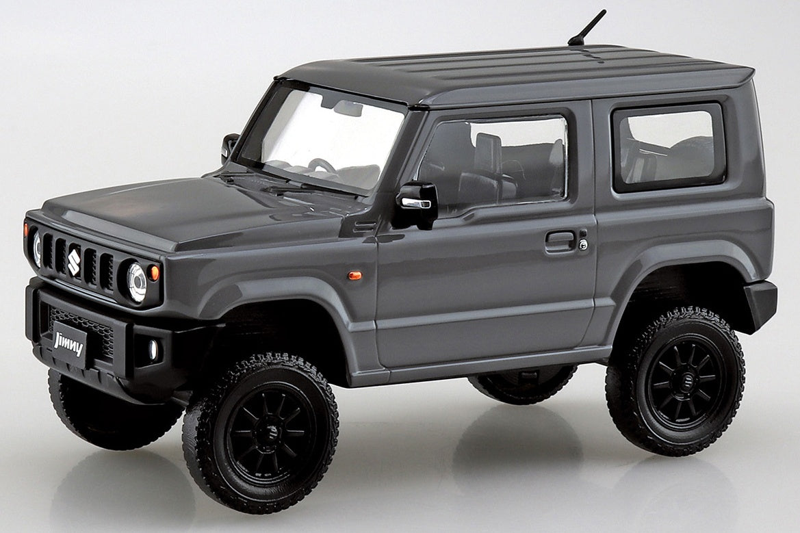 Aoshima 1/32 SNAP KIT #08-SP2 Suzuki Jimny Custom Wheel (Medium Gray) | 4905083066799