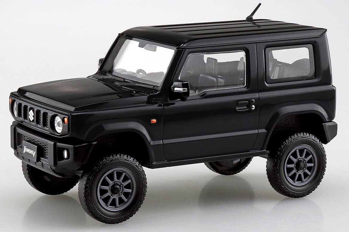 Aoshima 1/32 SNAP KIT #08-SP3 Suzuki Jimny Custom Wheel (Bluish Black Pearl3) | 4905083066805