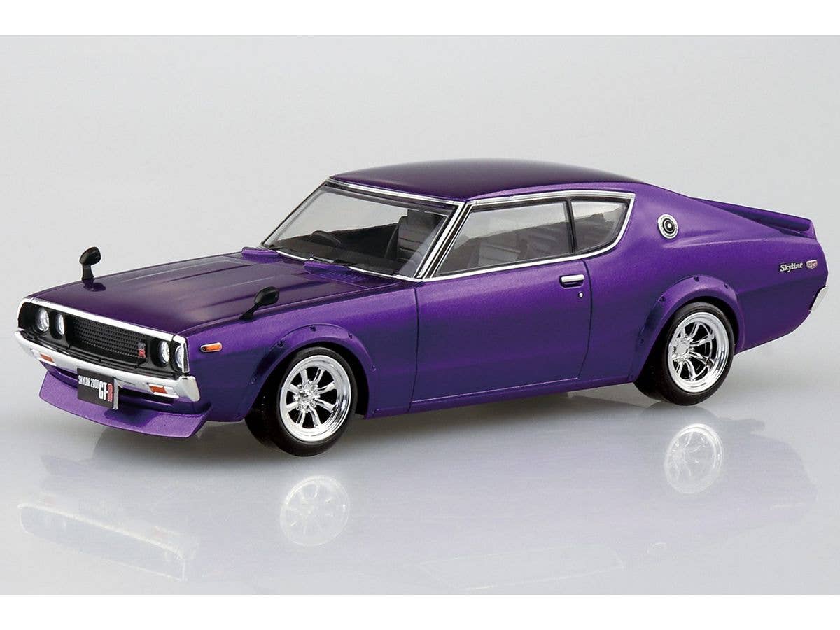 Aoshima 1/32 SNAP KIT #18-SP3 Nissan C110 Skyline GT-R Custom(Metallic Purple) | 4905083066843