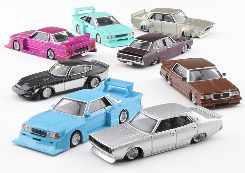 Aoshima 1/64 Mini Car Grand Champion Collection Part.11 - Blind Box of 12