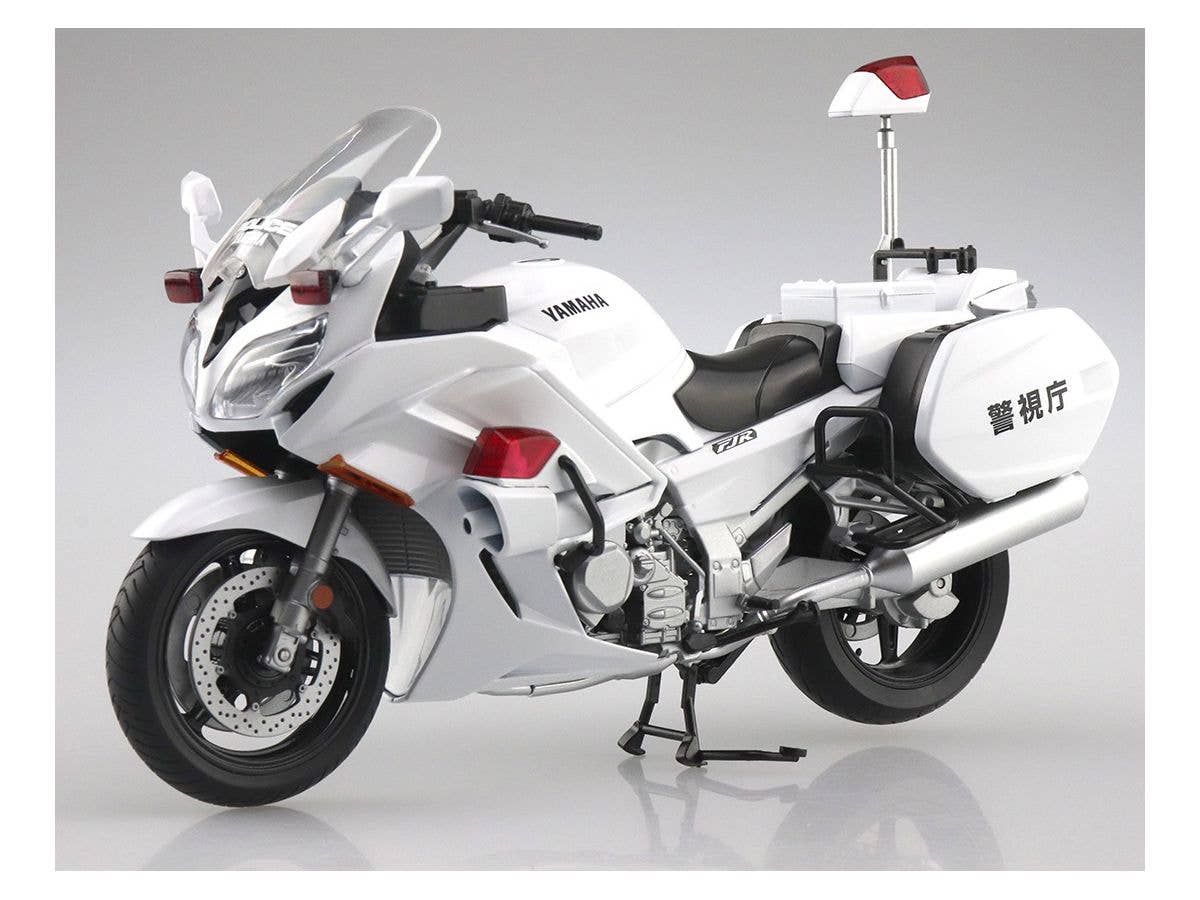 Aoshima 1/12 Yamaha FJR1300P Police Motorcycle (Metropolitan Police Department) Diecast Motorcycle | 4905083106785