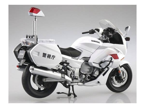 Aoshima 1/12 Yamaha FJR1300P Police Motorcycle (Metropolitan Police Department) Diecast Motorcycle | 4905083106785