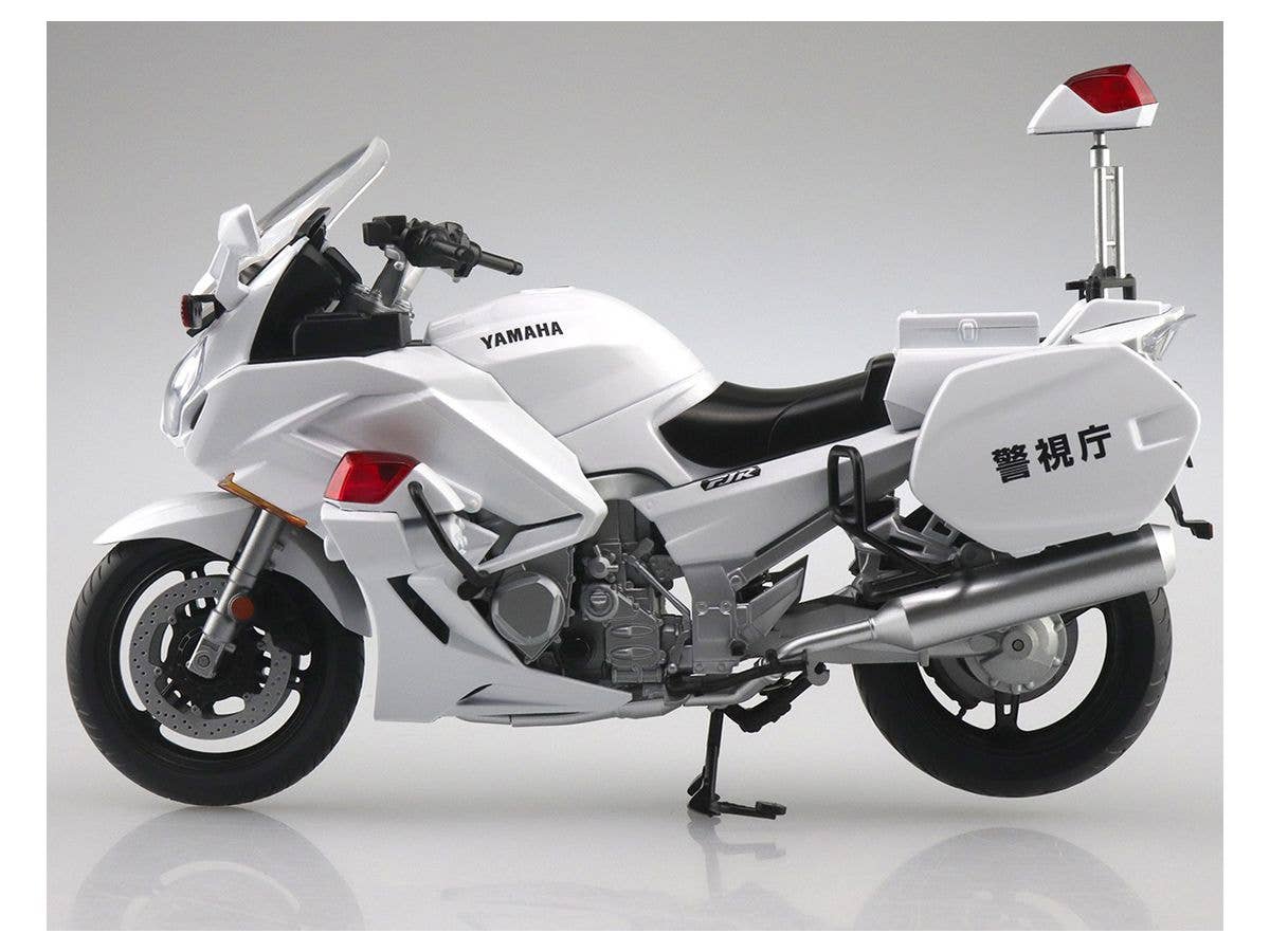 Aoshima 1/12 Yamaha FJR1300P Police Motorcycle (Metropolitan Police Department) Diecast Motorcycle | 4905083106785