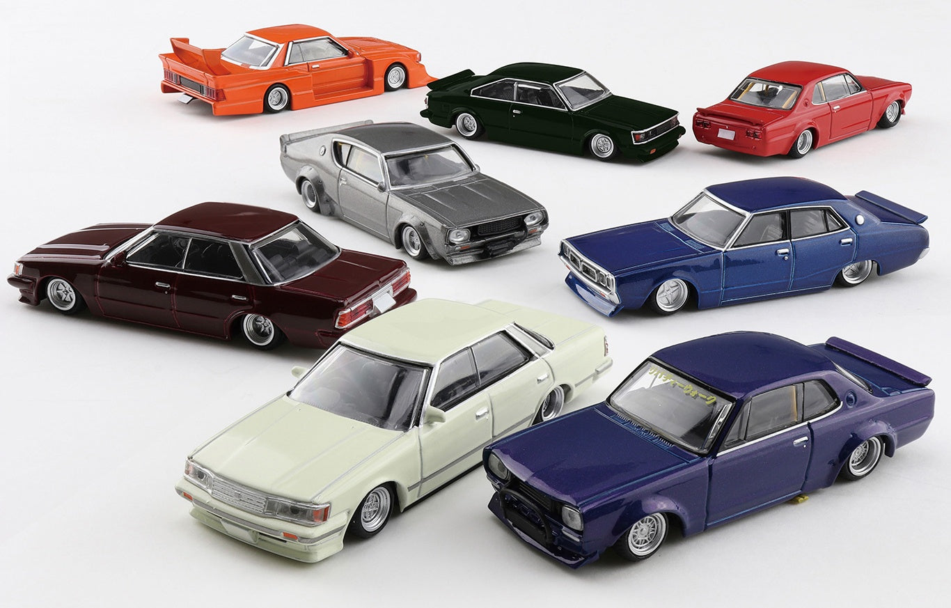 Aoshima 1/64 Mini Car Grand Champion Collection Part.12, Blind Box of 12