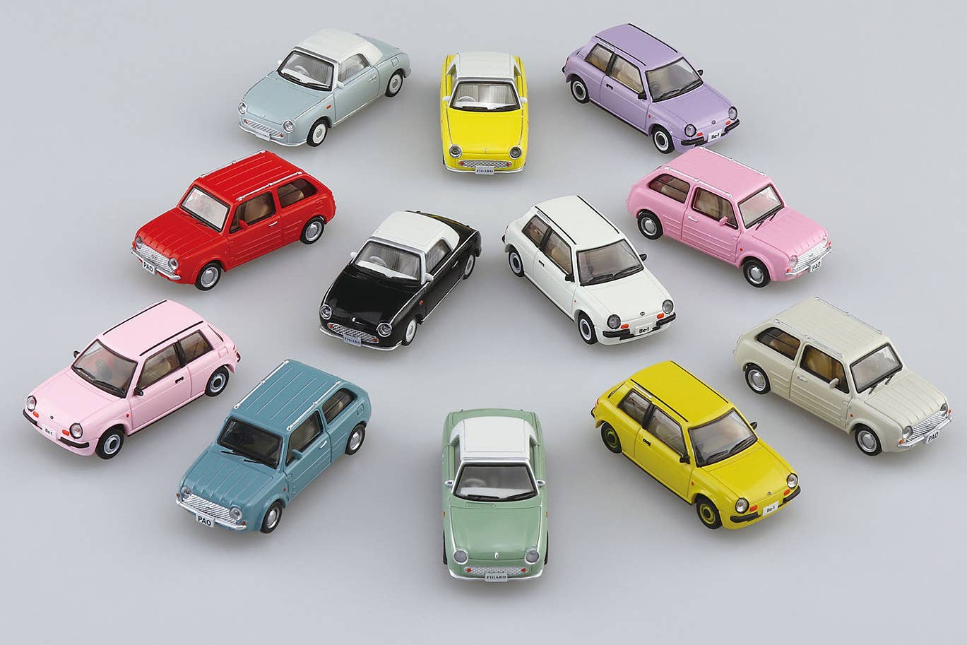 Aoshima 1/64 Nissan Pike Car Collection(Box) | 4905083111321