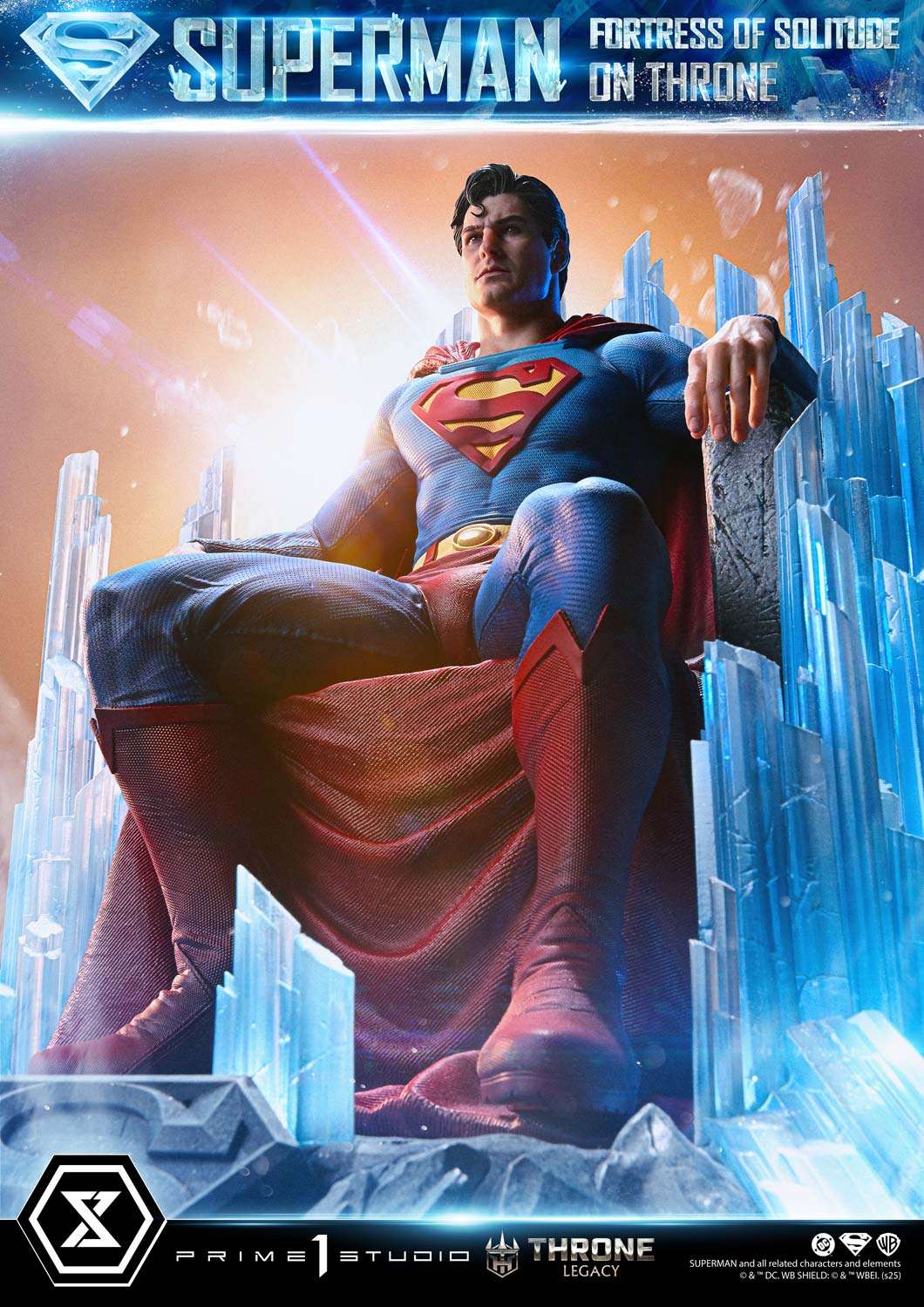 Throne Legacy Superman (Comics) Superman Fortress of Solitude on Throne (Design by Gabriele Dell'Otto)