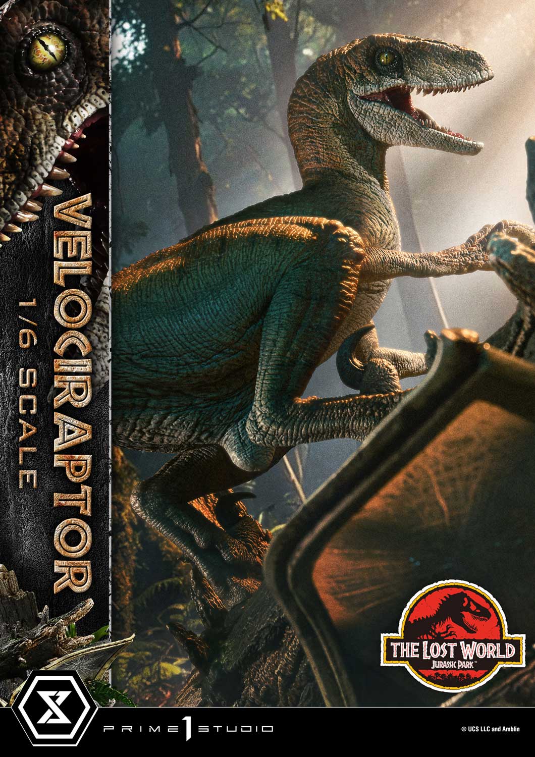 Legacy Museum Collection The Lost World: Jurassic Park (Film) Velociraptor Bonus Version 1/6 Scale