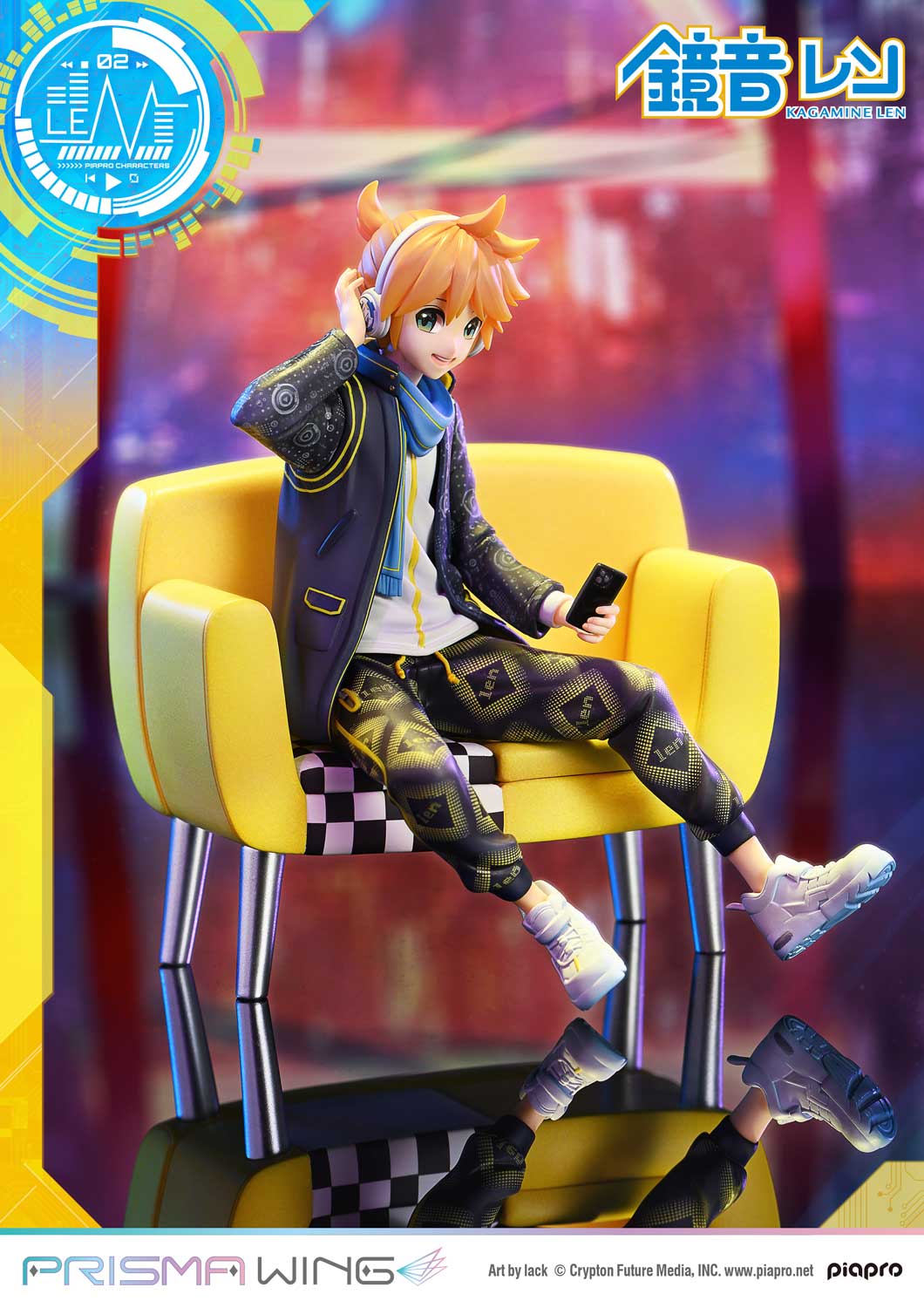 PRISMA WING Piapro Characters Kagamine Len 1/7 Scale Pre-Painted Figure