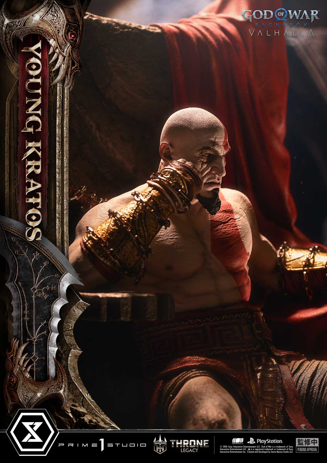 Throne Legacy God of War: Ragnarok Young Kratos
