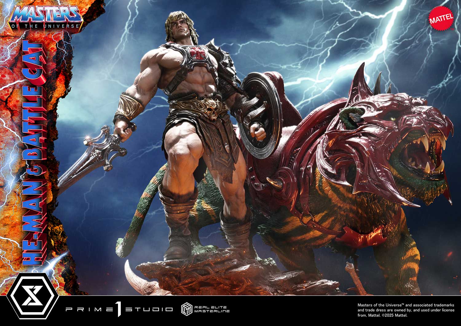 Real Elite Masterline Masters of the Universe He-Man & Battle Cat