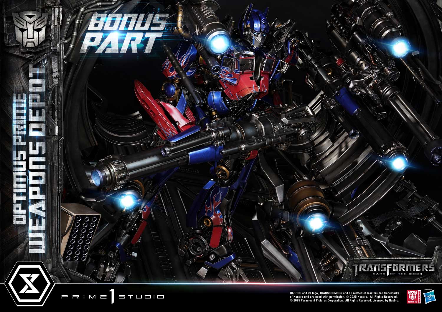 Museum Masterline Transformers: Dark of the Moon (Film) Optimus Prime Weapons Depot Bonus Version