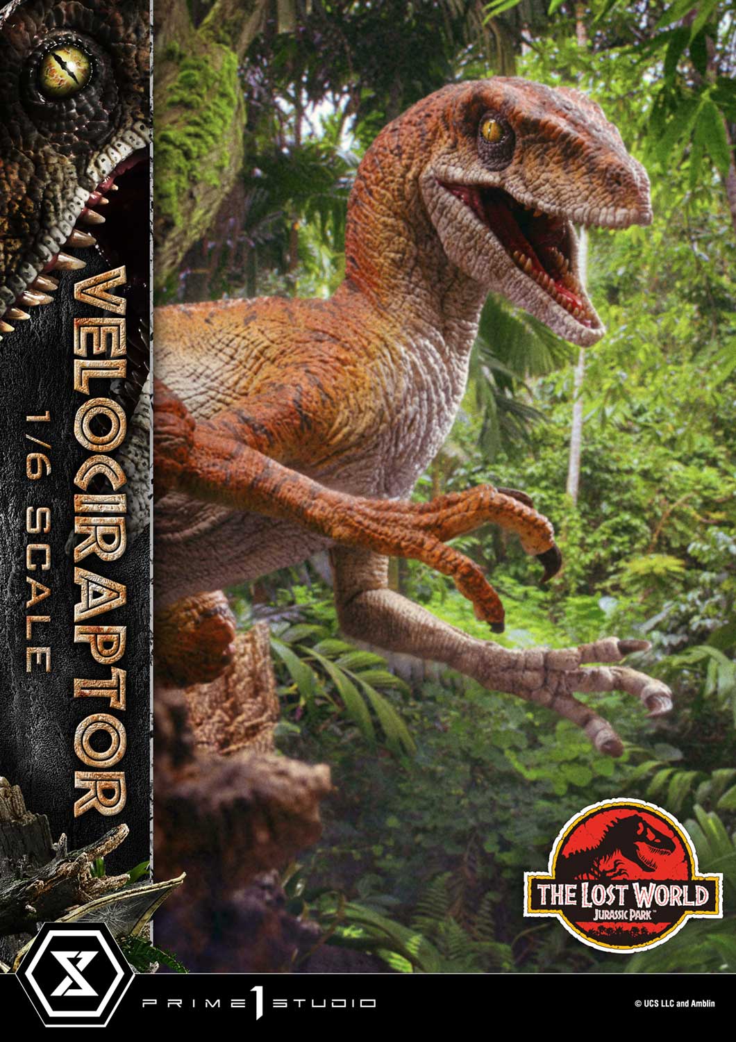 Legacy Museum Collection The Lost World: Jurassic Park (Film) Velociraptor Bonus Version 1/6 Scale
