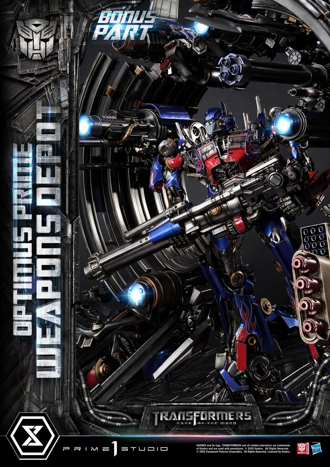 Museum Masterline Transformers: Dark of the Moon (Film) Optimus Prime Weapons Depot