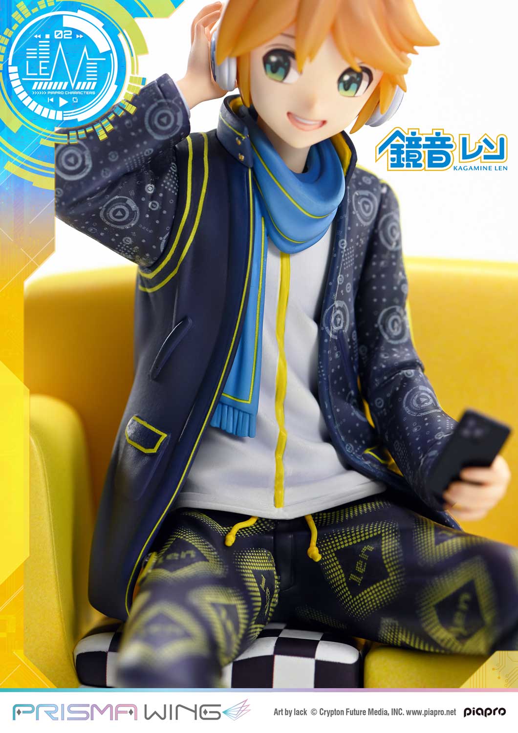 PRISMA WING Piapro Characters Kagamine Len 1/7 Scale Pre-Painted Figure