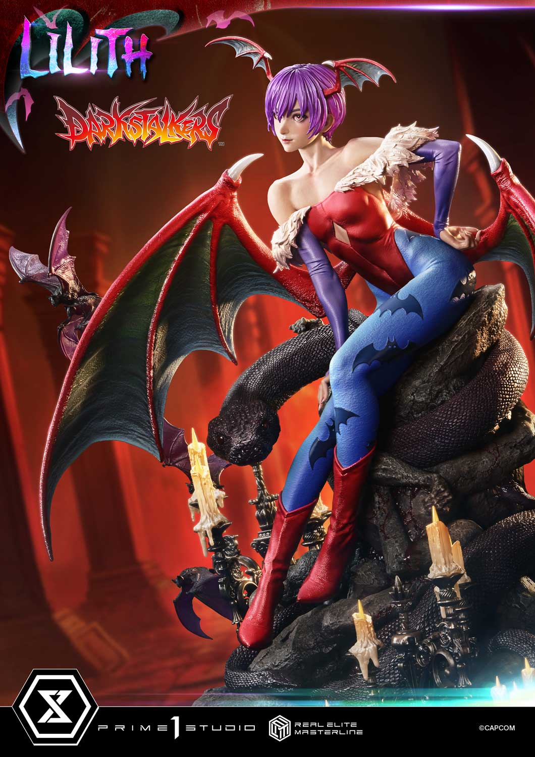 Real Elite Masterline Darkstalkers Lilith Bonus Version
