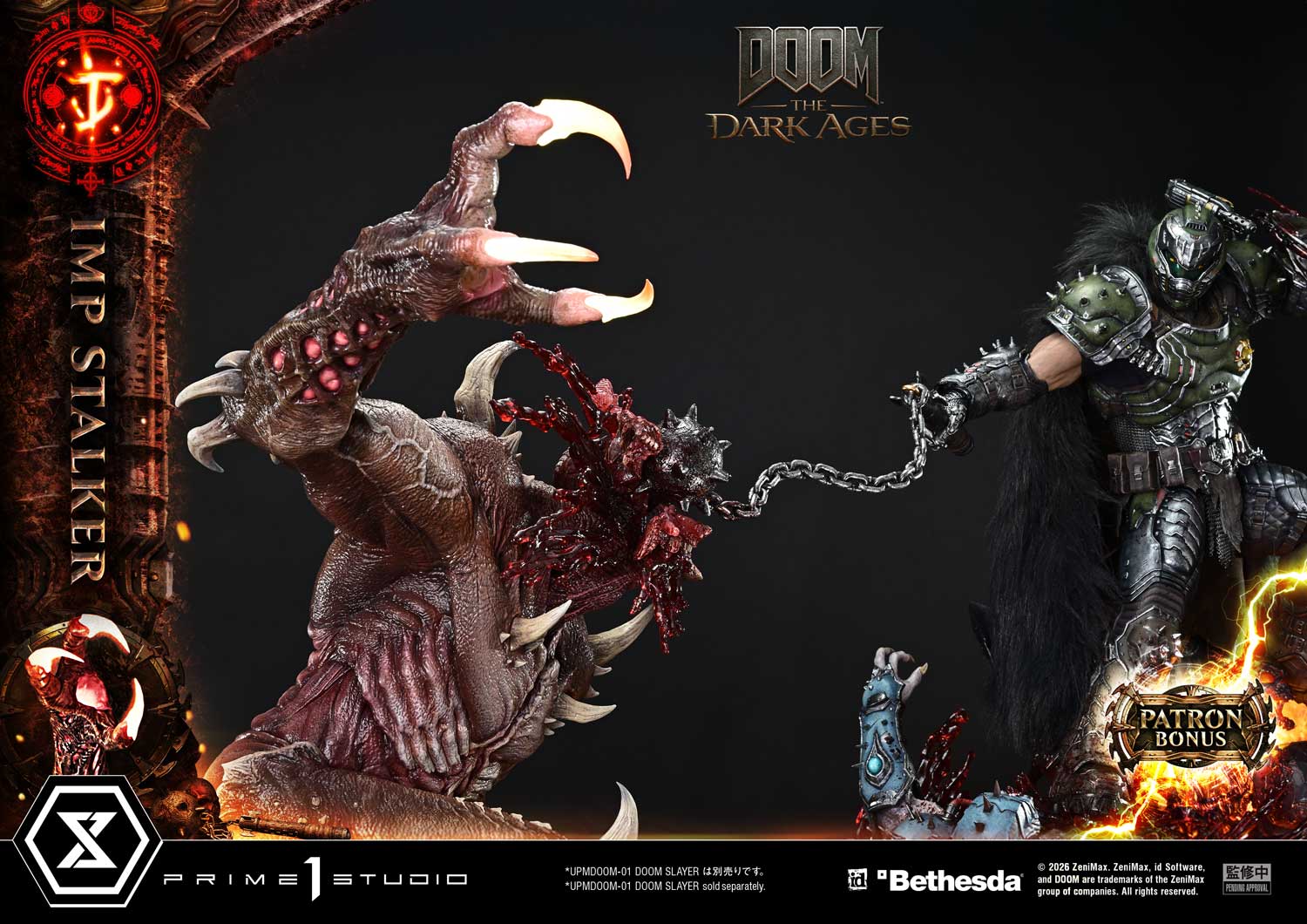 Ultimate Premium Masterline DOOM: The Dark Ages Imp Stalker Bonus Version