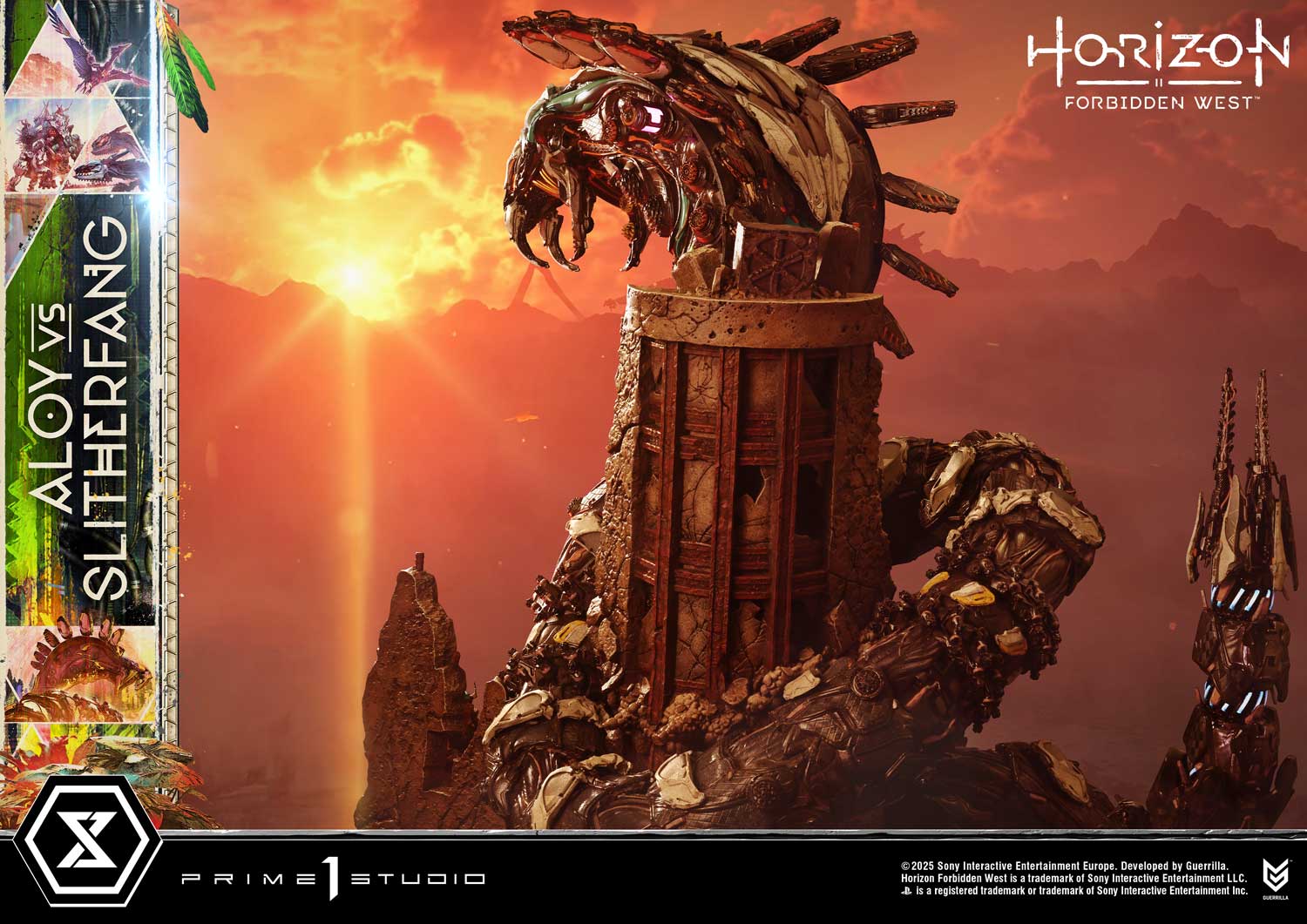 Ultimate Diorama Masterline Horizon Forbidden West Aloy vs. The Slitherfang Bonus Version