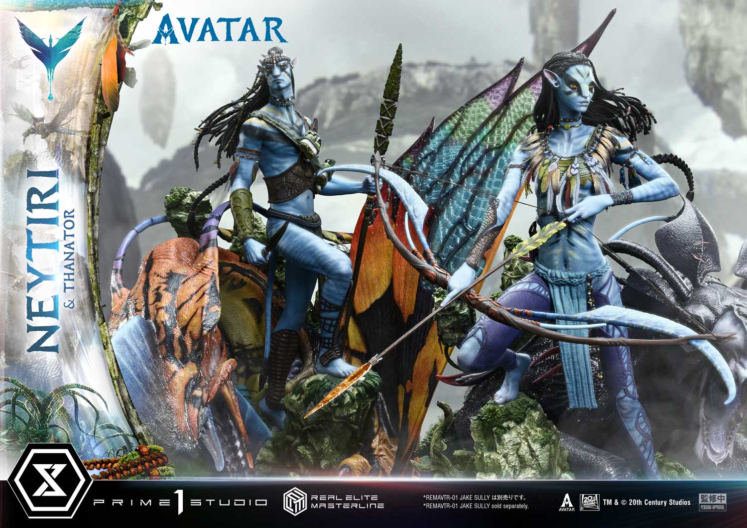Real Elite Masterline Avatar (Film) Neytiri & Thanator Avatar Legacy Collection