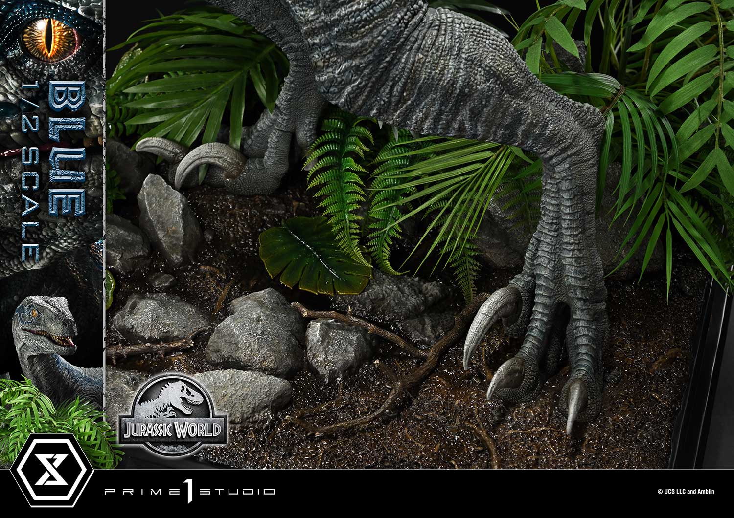 (PRE-ORDER) Legacy Museum Collection Jurassic World: Fallen Kingdom (Film) Blue 1/2 Scale Bonus Version