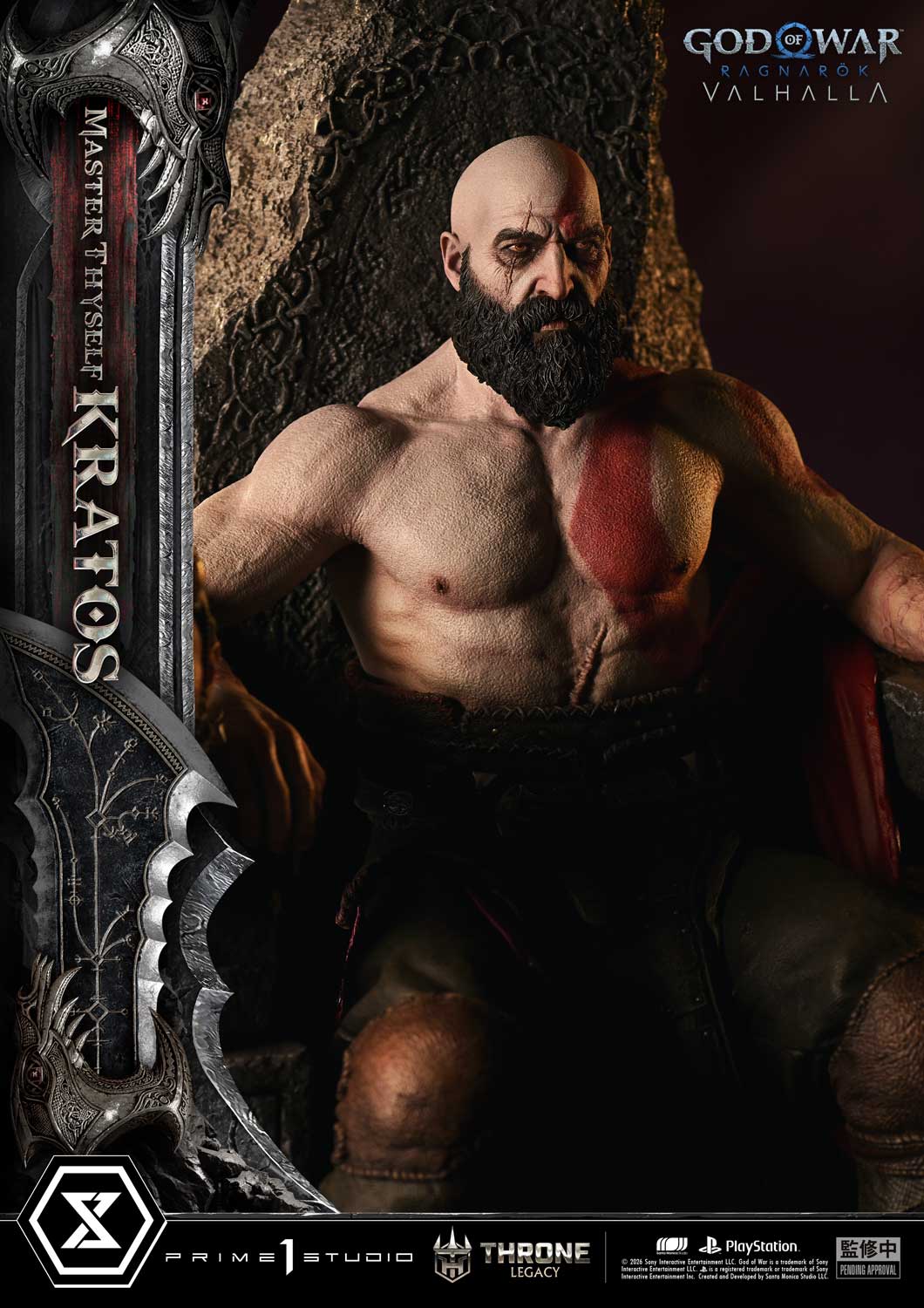 Throne Legacy God of War: Ragnarok Master Thyself Kratos Bonus Version