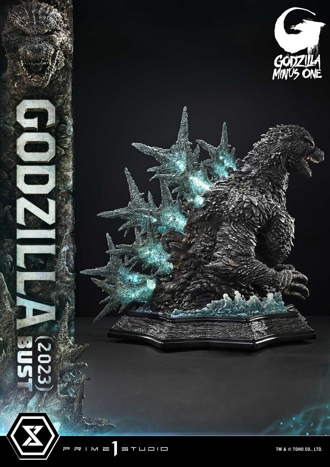 Life Size Bust GODZILLA MINUS ONE (Film) Godzilla (2023) Bonus Version
