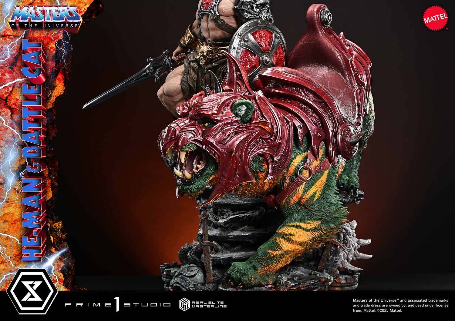 Real Elite Masterline Masters of the Universe He-Man & Battle Cat