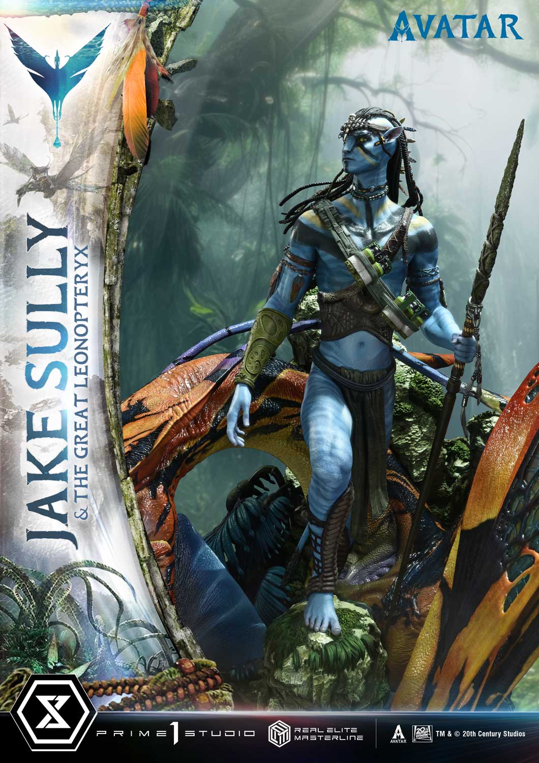 Real Elite Masterline Avatar (Film) Jake Sully & The Great Leonopteryx Avatar Legacy Collection