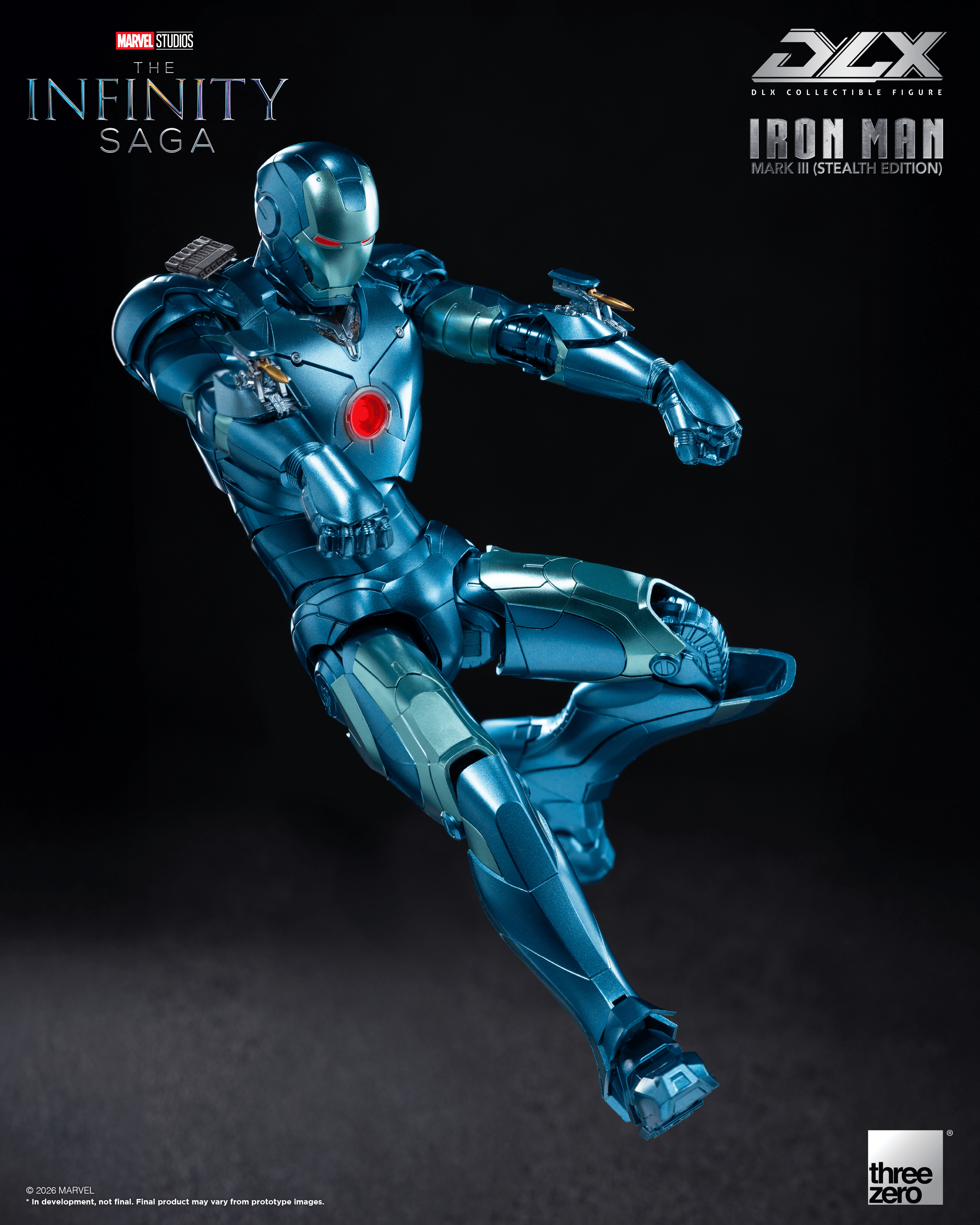 Marvel Studios: The Infinity Saga - DLX Iron Man Mark 3 (Stealth Edition) | 4895250821842