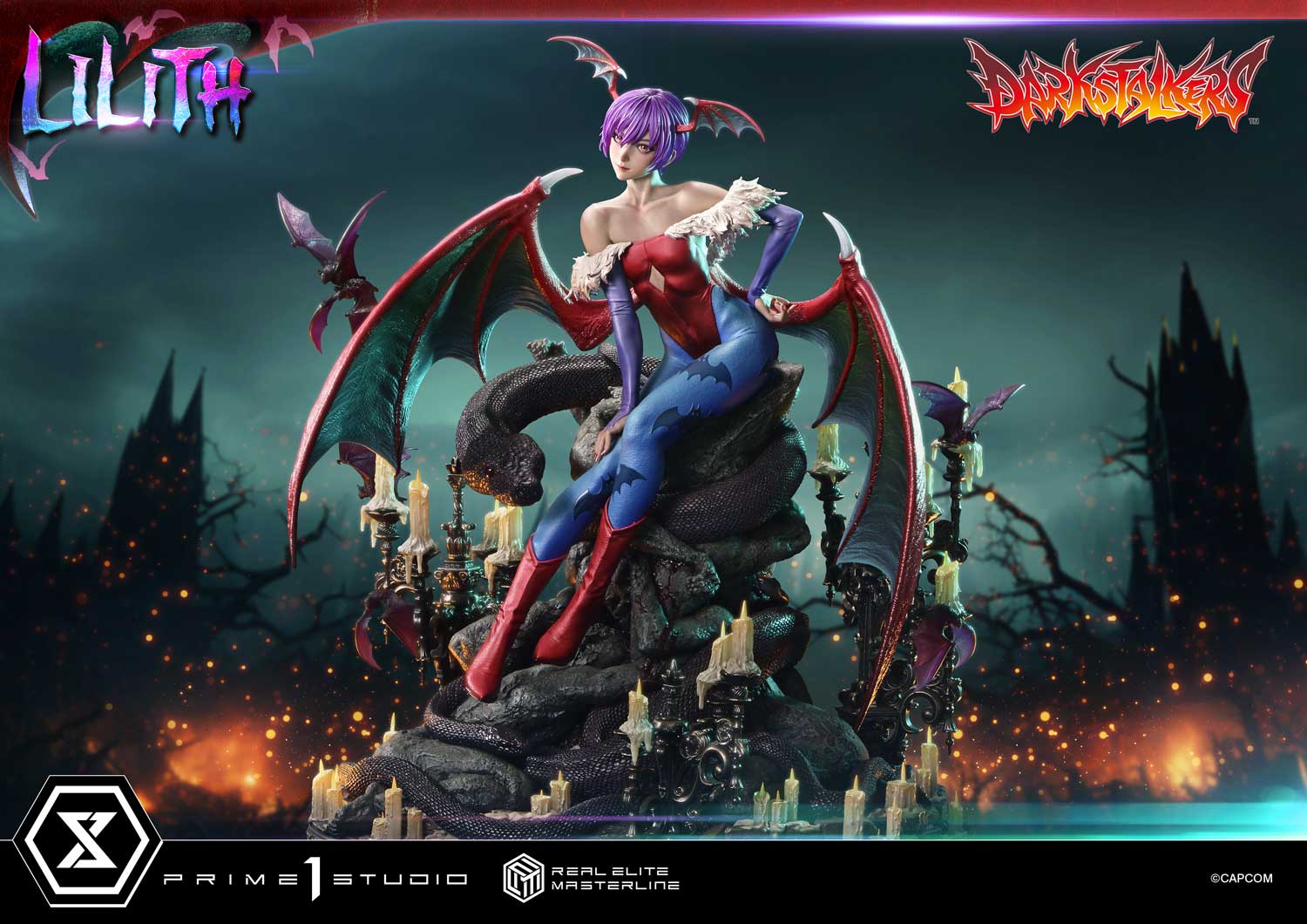 Real Elite Masterline Darkstalkers Lilith Bonus Version