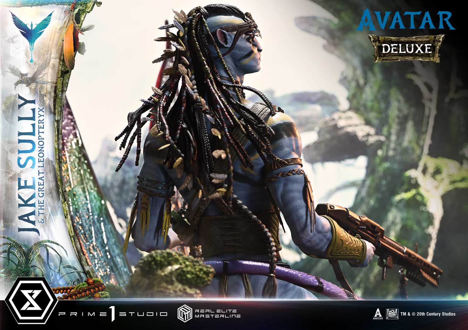 Real Elite Masterline Avatar (Film) Jake Sully & The Great Leonopteryx Avatar Legacy Collection Deluxe Bonus Version