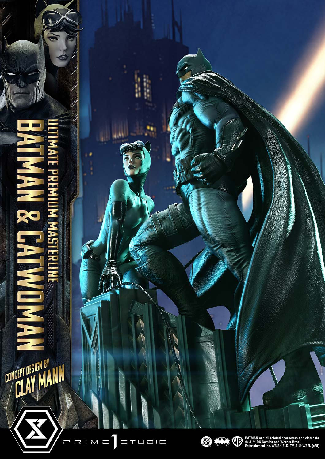Ultimate Premium Masterline Batman (Comics) Batman & Catwoman (Concept Design by CLAY MANN) Bonus Version