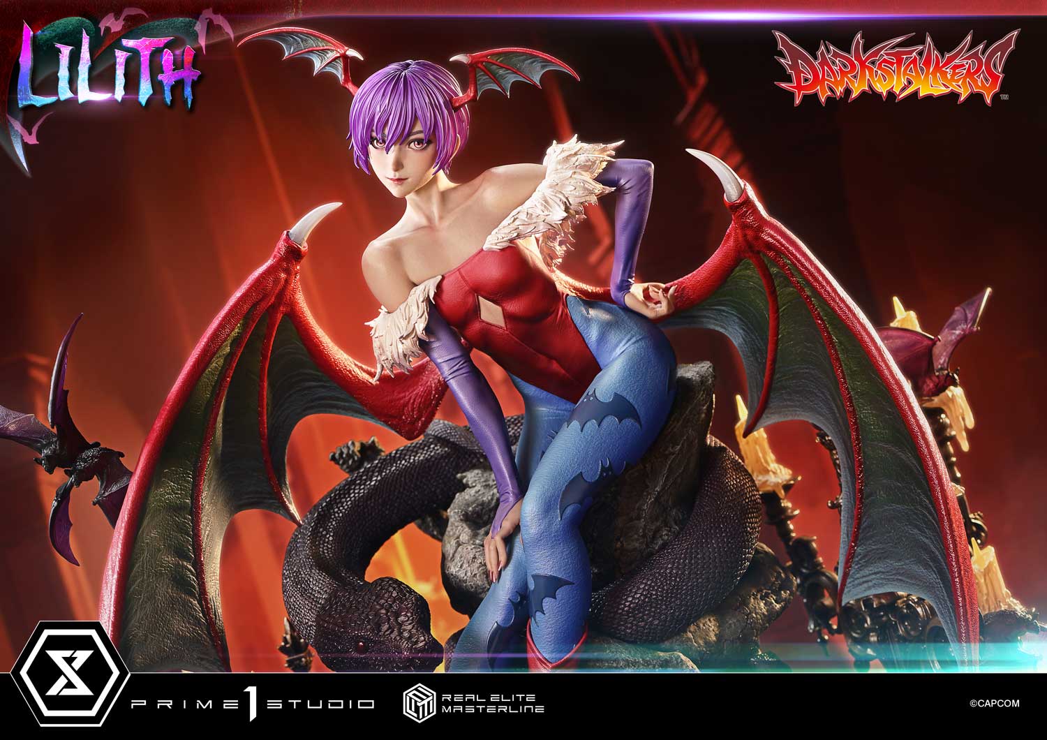 Real Elite Masterline Darkstalkers Lilith Bonus Version