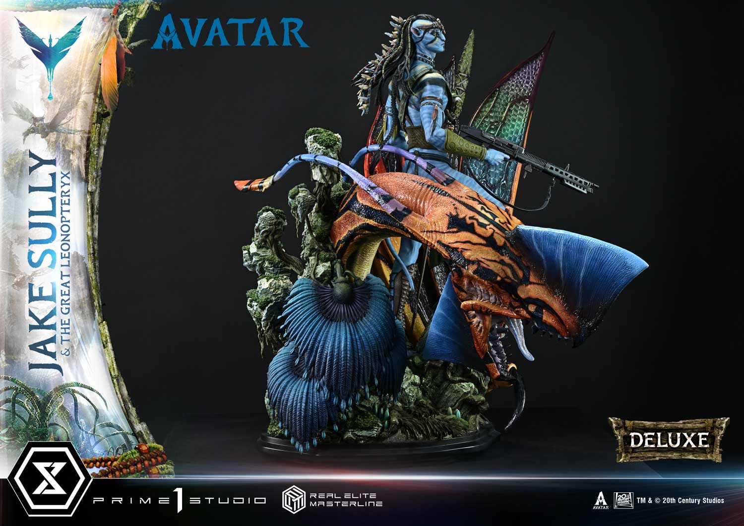 Real Elite Masterline Avatar (Film) Jake Sully & The Great Leonopteryx Avatar Legacy Collection Deluxe Bonus Version