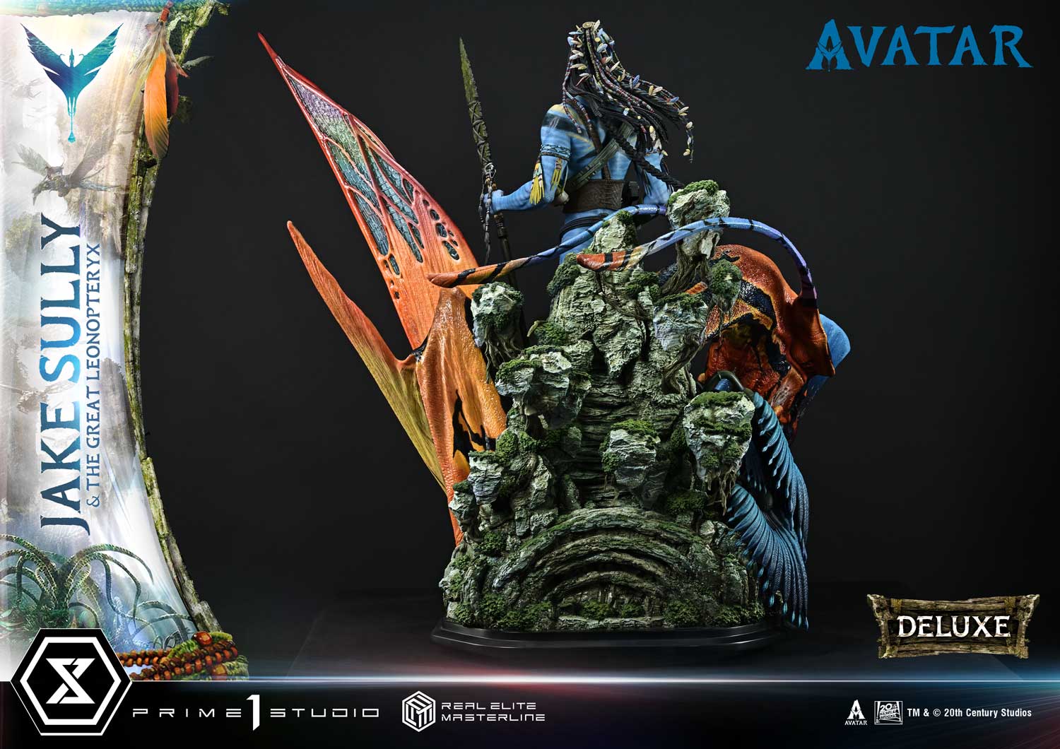 Real Elite Masterline Avatar (Film) Jake Sully & The Great Leonopteryx Avatar Legacy Collection Deluxe Bonus Version