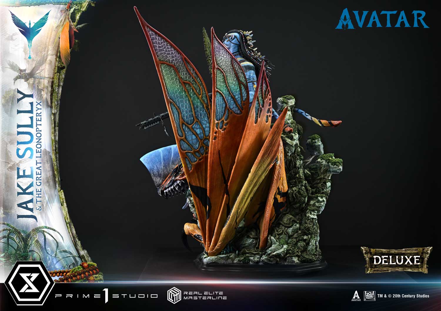 Real Elite Masterline Avatar (Film) Jake Sully & The Great Leonopteryx Avatar Legacy Collection Deluxe Bonus Version