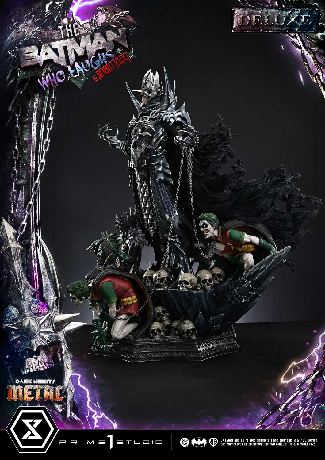 (PRE-ORDER) Museum Masterline Dark Nights: Death Metal The Batman Who Laughs & Robin King DX Bonus
