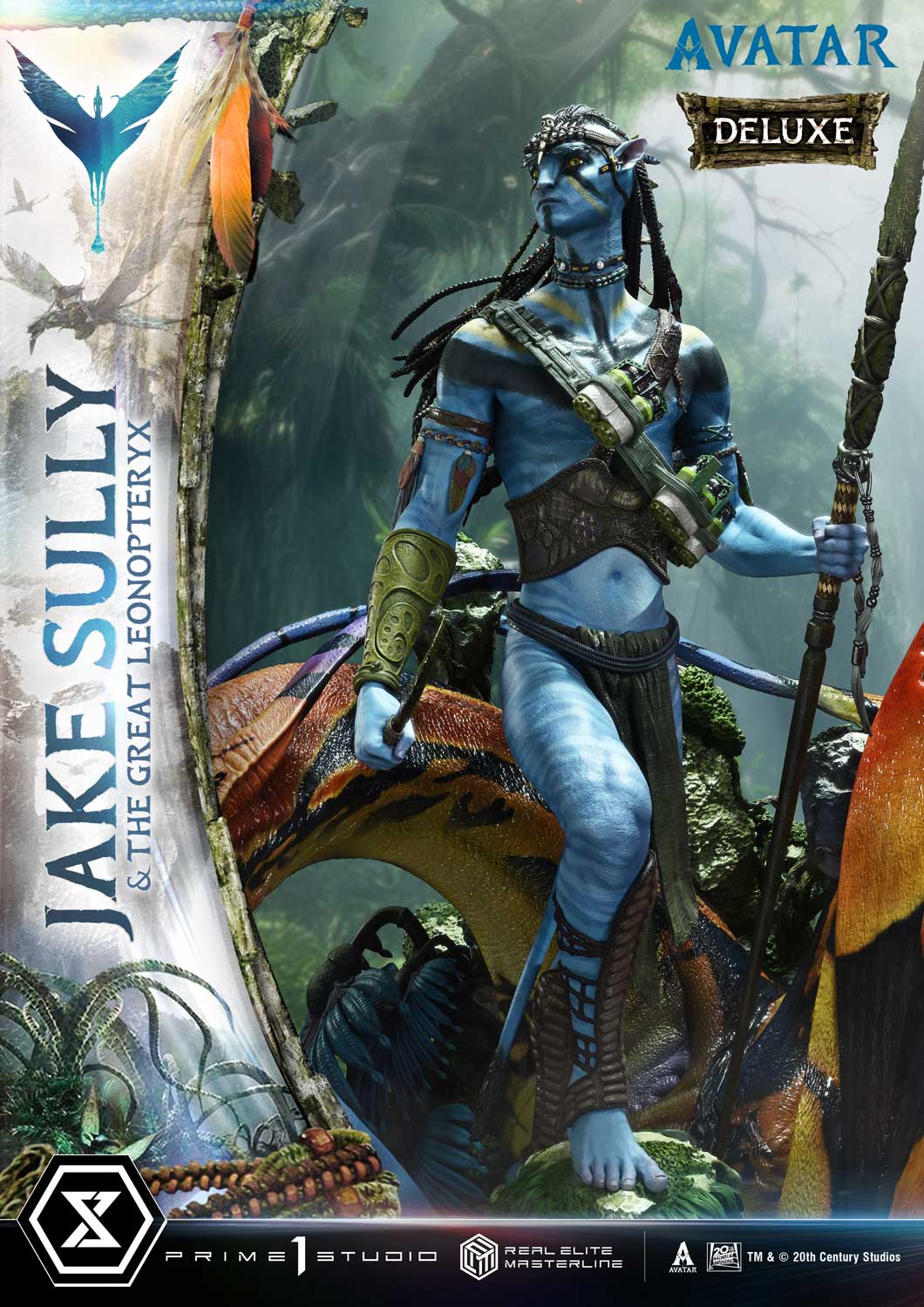 Real Elite Masterline Avatar (Film) Jake Sully & The Great Leonopteryx Avatar Legacy Collection Deluxe Version